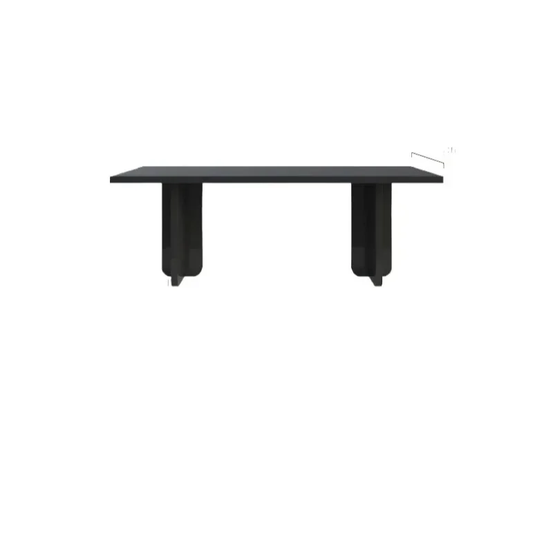 

Italian light luxury wood paint glass surface household island *****o fashion sense