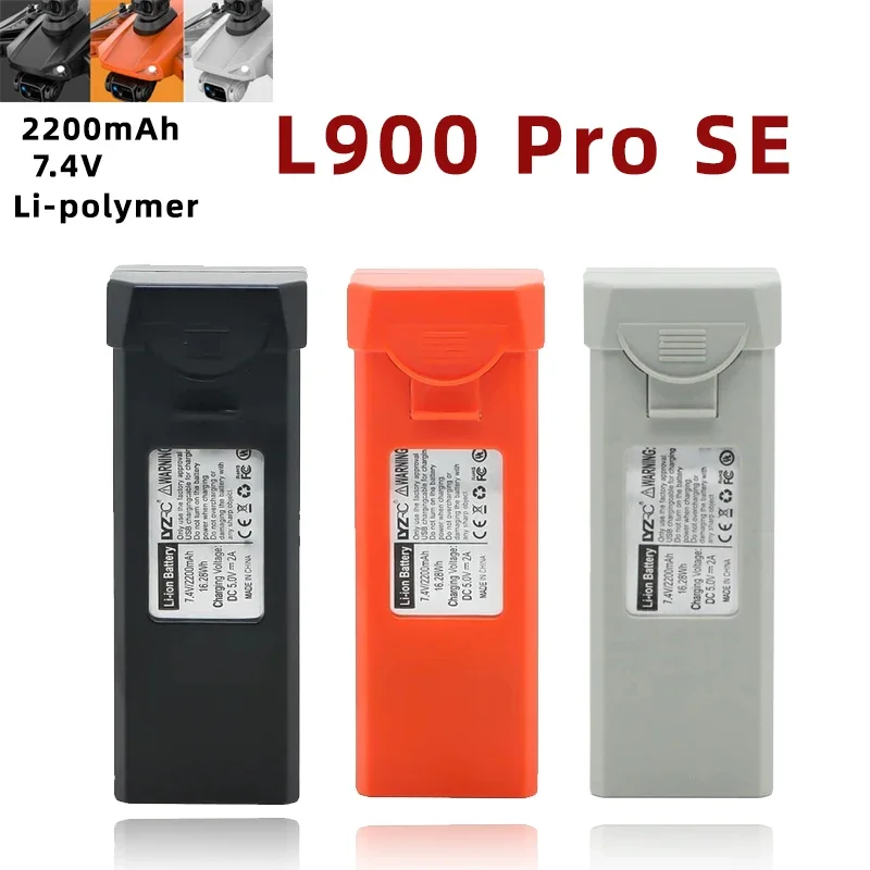 

LYZRC L900 PRO Se Drone Battery 2200mAh 7.4V Accessories Quadcopter Drone L900 PRO SE Batteries