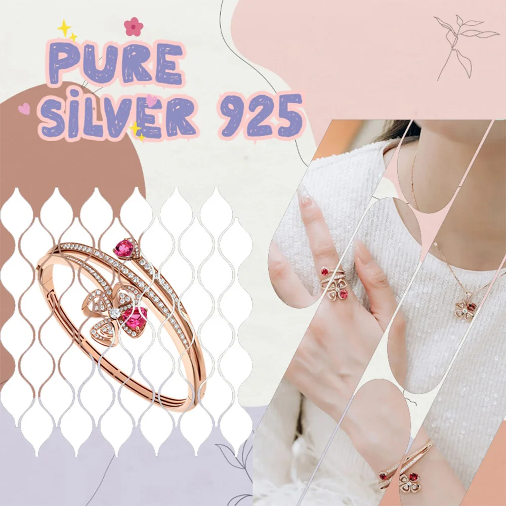 

Итальянский браслет из стерлингового серебра с инкрустацией цирконом неправильной формы, женский браслет S925, подарок на праздник, предпочтительный