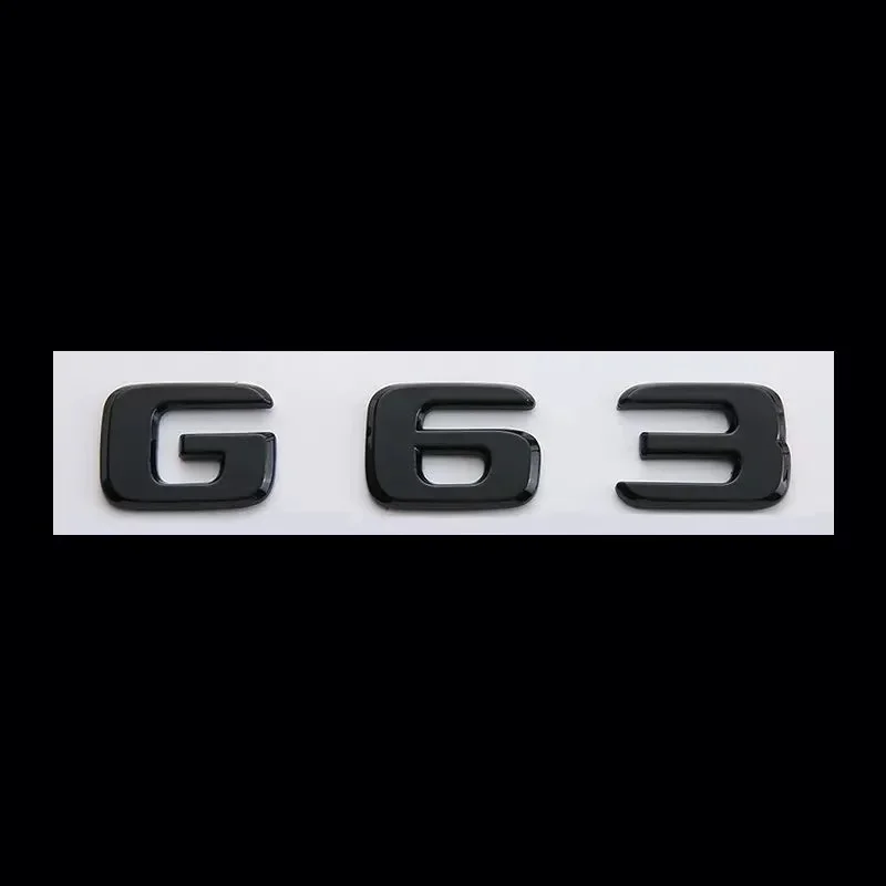 Car Trunk Letter Logo Emblem Badge Sticker for Mercedes Benz G-Class G55 G63 G65 G350 G500 G550