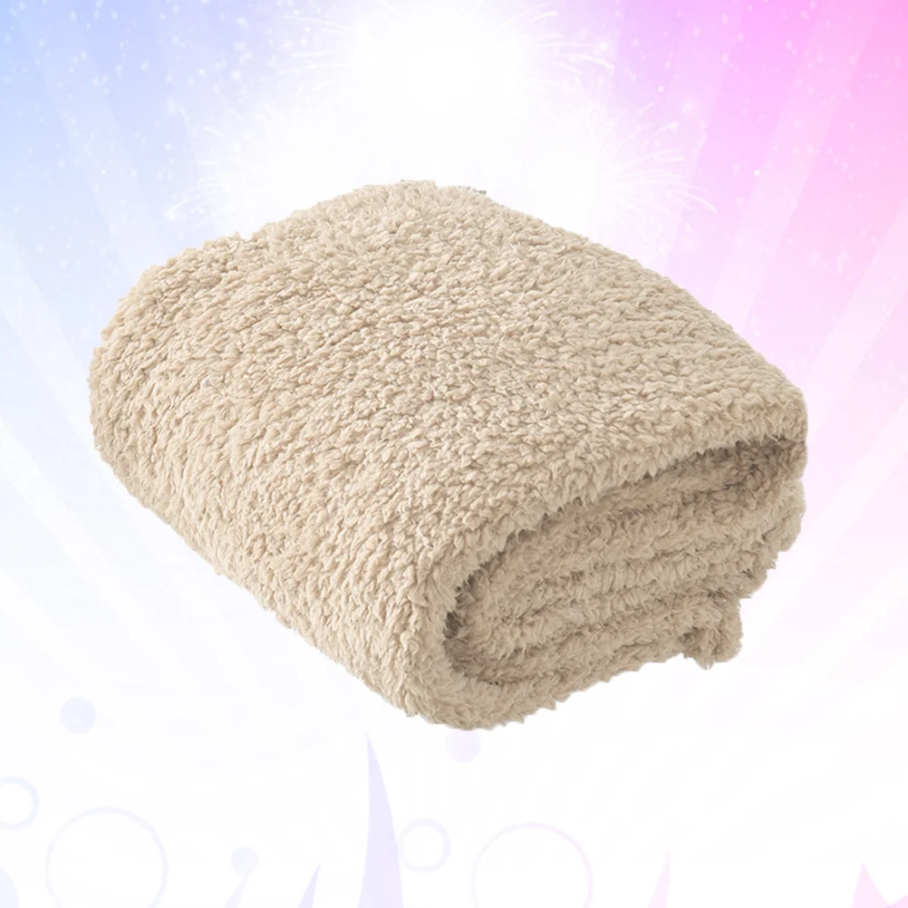 

Pet Cat Blanket M Beige Comfortable Dog Cushion Sleep Mat Warm Soft Floor Mat Pet Carpet Super Blanket