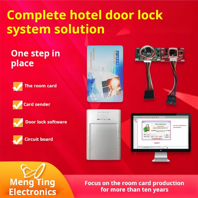 Weilante /mbt Hotel The Room Lock Making Hotel Customization Issuing Machine Lock System Regi