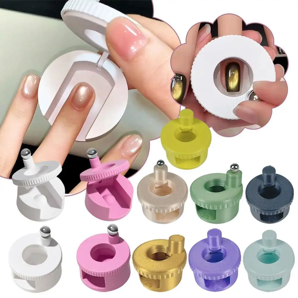 

Strong Magnetic Cat Eye Nail Magnet with Continuous 360 Degree Spin Produces Consistent Glass Bead Effect Across Natural