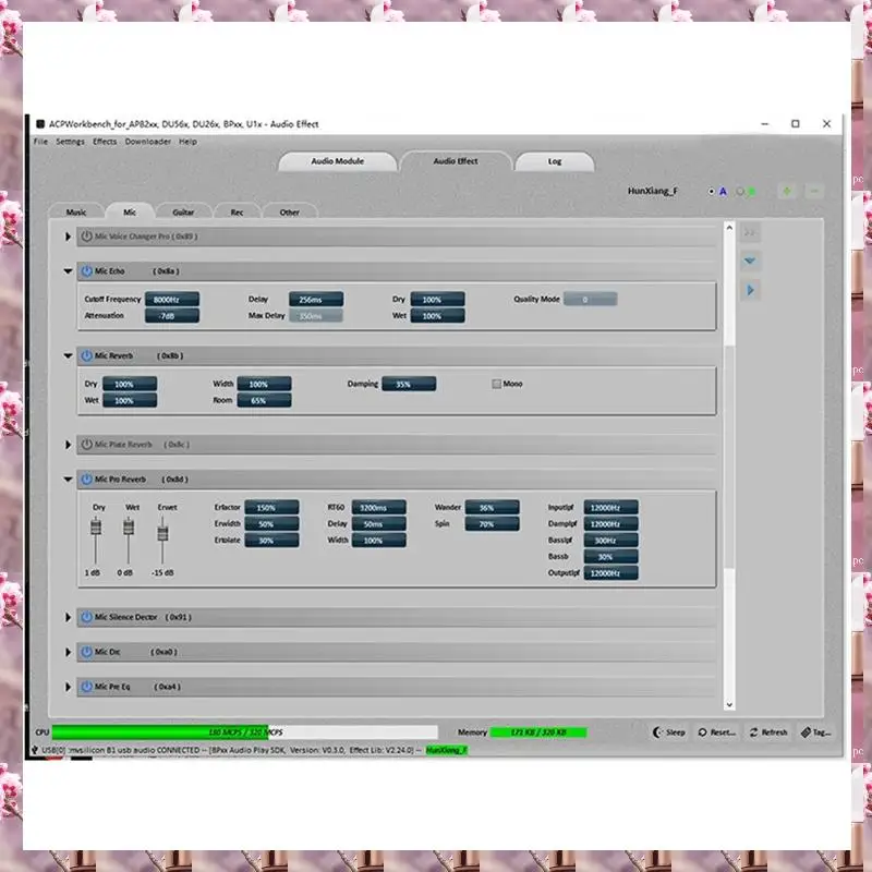 2025 für DSP Digital Reverb Circuit Modul Voice Changer Eq Heulende Steuerung Frequenz Shifter Effekt Mixer Sound Effekte, für DSP