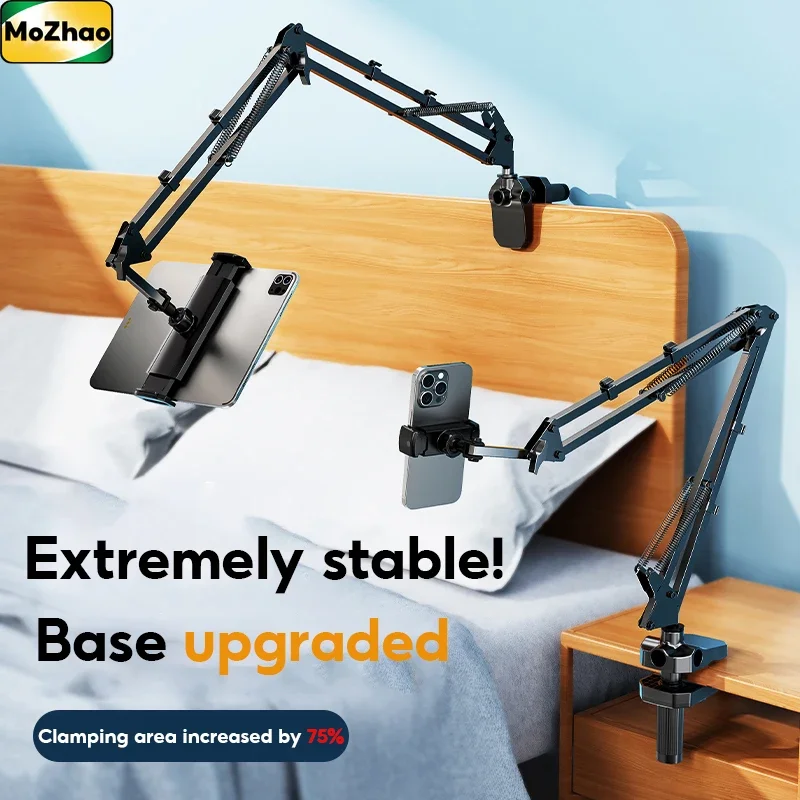 MoZhao Mobile Phone Stand Lazy Bedside Ipad Stand Tablet Holder Desktop Cantilever Support Bracket Phone Holder