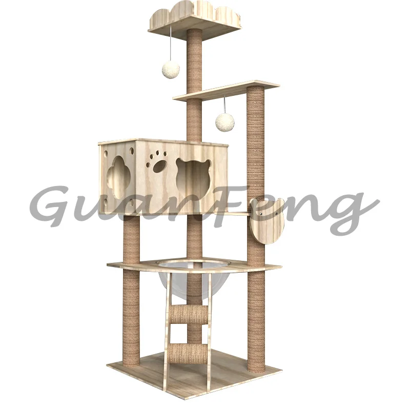 Cat Space capsule scratching Tongtian pillar Toy jumping platform Cat climbing frame
