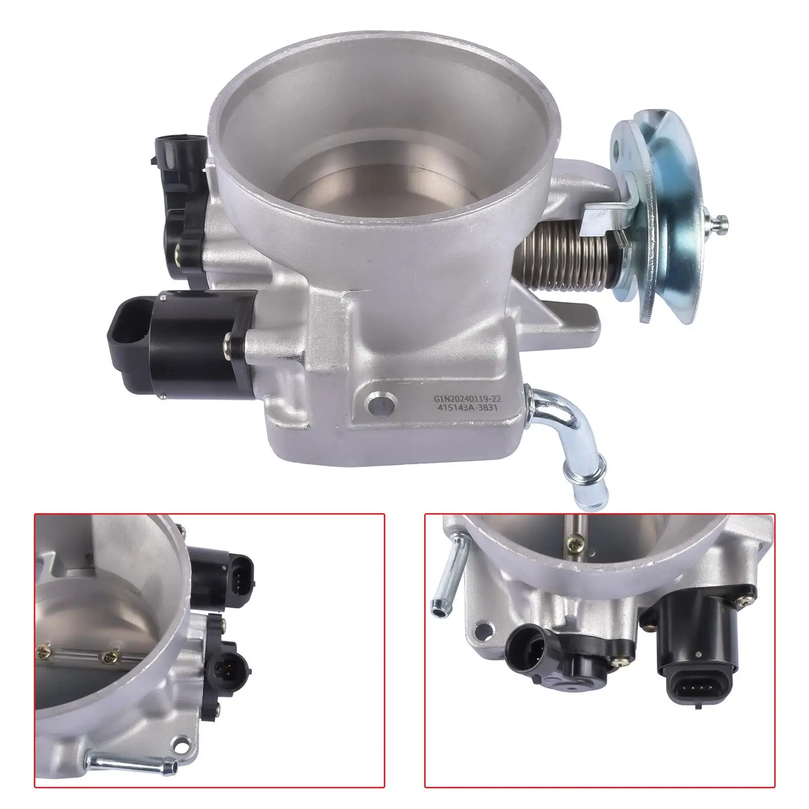 AP02 Throttle Body for 2000-02 Tahoe Avalanche Silverado 1500 2500 GMC Sierra Yukon 88984260 17113665