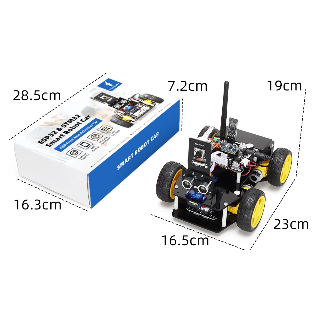 Development Kit Robot Kit for Arduino and Keil 5 Programming Combining ESP32 CAM with STM32 Electronics Educational Robotic Kit