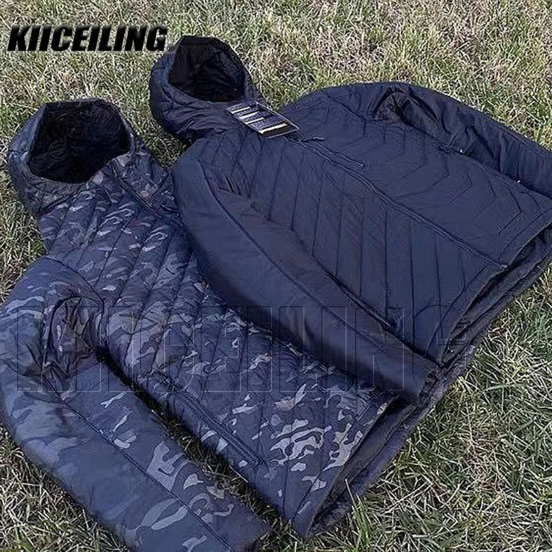 KIICEILING K-ESG Multicam Tactical Jackets For Men Winter Warm Waterproof Camouflage Parkas Women\'s Coats Down Clothing