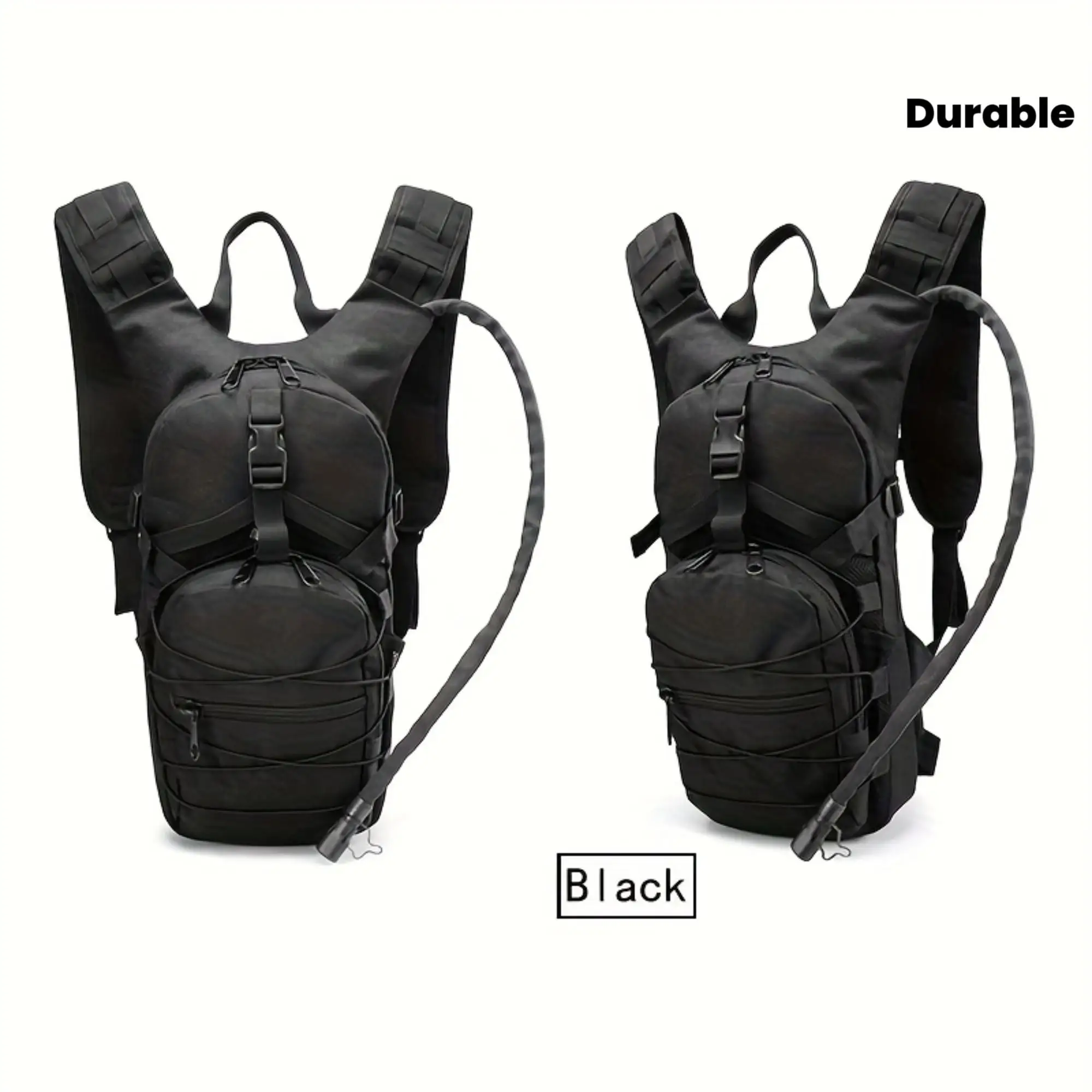 JSERYISGN Off-Road Bike Outdoor Sports Hiking Army Camouflage Tactical Cycling Bag 101.44oz Kettle Water Bag Backpack Valentine's Day Gifts for Men Camping Climbing Hiking Gear and Equipment