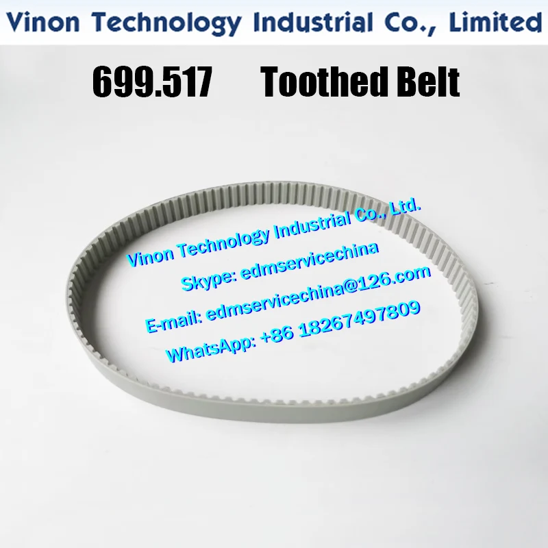 699.517 edm Tooth Belt (X-AXIS) for AC Geared Belt Toothed Belt Timing Belt 699517, 500.699.517, 500699517