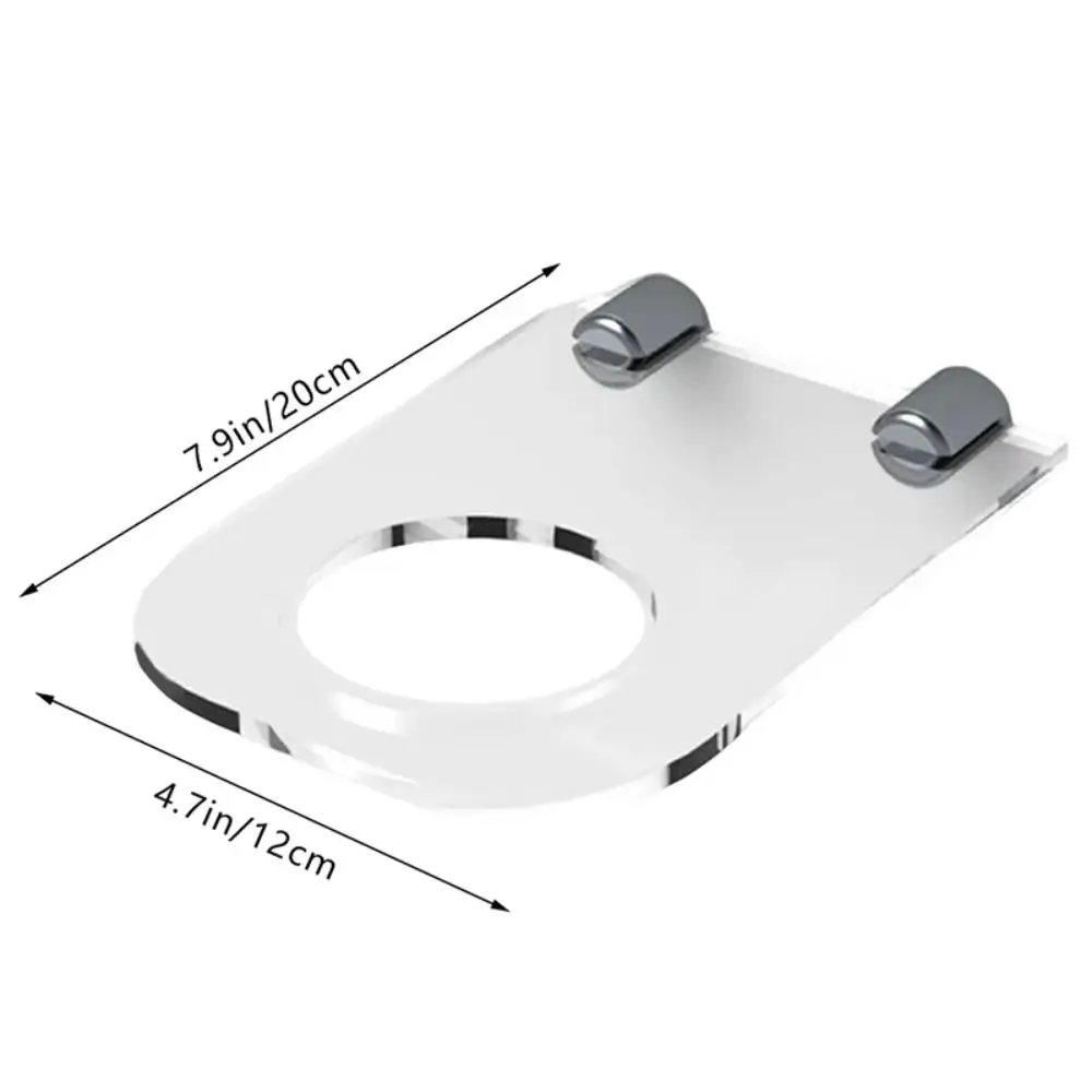 Wall Mount Football Display Stand Transparent Space Saving Basketball Bracket Holds Support Base With Screws Soccer Display Rack