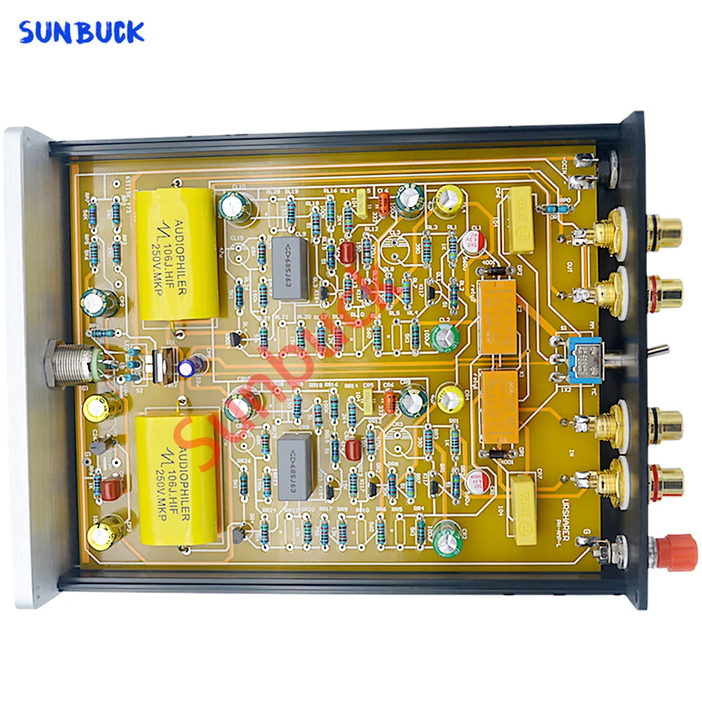 Sunbuck Phono Preamp MM MC turntable dual Phono preamplifier discrete component class A circuit suitable for Vinyl phono