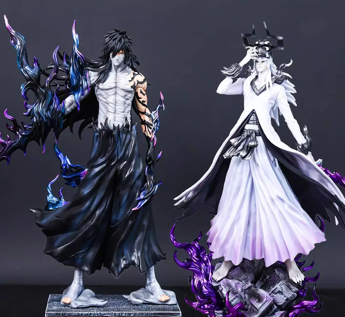 Figura de Anime Bleach, Kurosaki Ichigo, Ulquiorra Cifer, Figuras de Acción, Hollowfication, Colección de PVC, Estatua, Modelo, Regalos de Cumpleaños