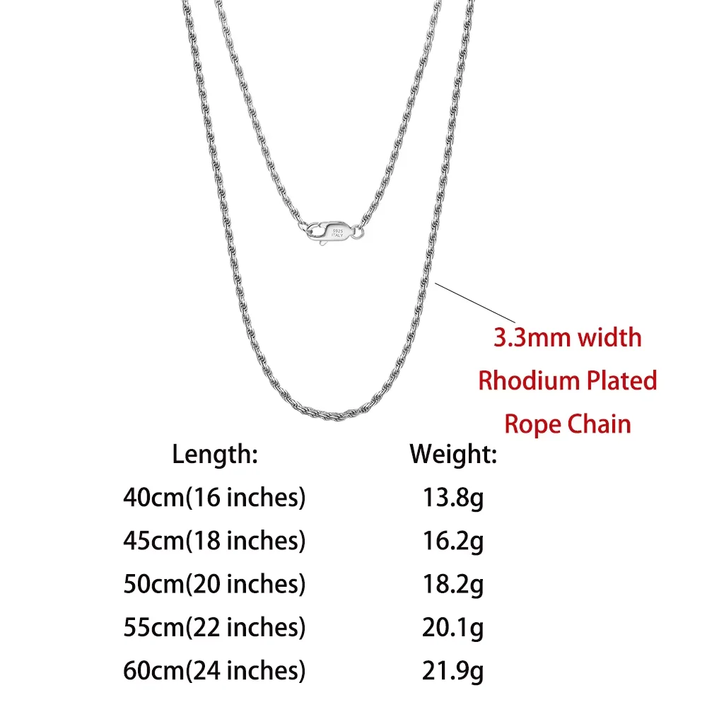 Rinntin SC29 Necklace Silver 6