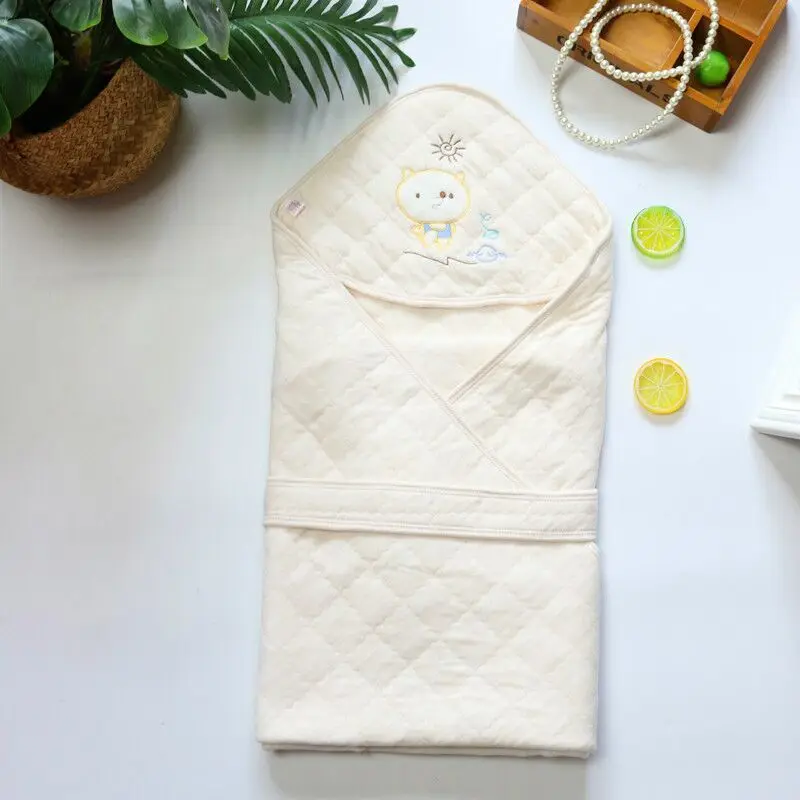 Baby Sleeping Bag 90*90cm Infant New Sleepsack Soft Cotton Swaddle Wrap Swaddling Stroller Wrap Toddler Blanket Sleeping Bags