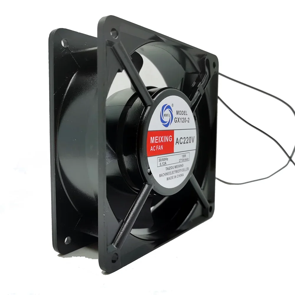 

+New 12cm for MEIXING GX120-2 AC 220V 0.12A 120x120x38mm 2-Wire 2-Wire Server Cooling Fan