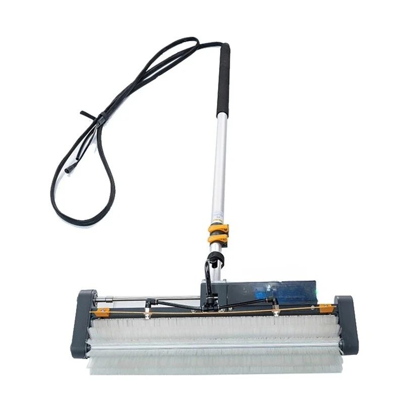 Suitable for handheld photovoltaic cleaning electric roller brush dry water washing dual-purpose solar panel