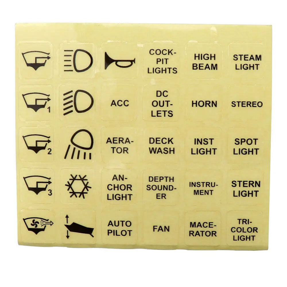 رائجة البيع 6 في 1 شاشة الاتصال لوحة التبديل DC11-30V 6 عصابة LED سليم الاتصال لوحة التحكم صندوق لسيارة مركبة بحرية قافلة RV #5