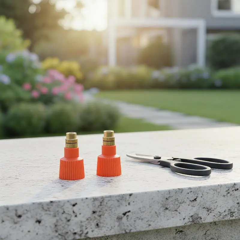 2Pcs Adjustable Garden Sprayer Nozzles For Efficient Watering Sprays Bottle Caps Connector AccessoriesHot