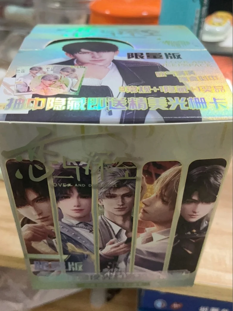 1 กล่องชุด 75 มม.Badge Animation Love และ Deepspace แฟลชการ์ดโปร่งใสอะนิเมะคอลเลกชันของขวัญของเล่นสําหรับแฟนๆตัวเลข