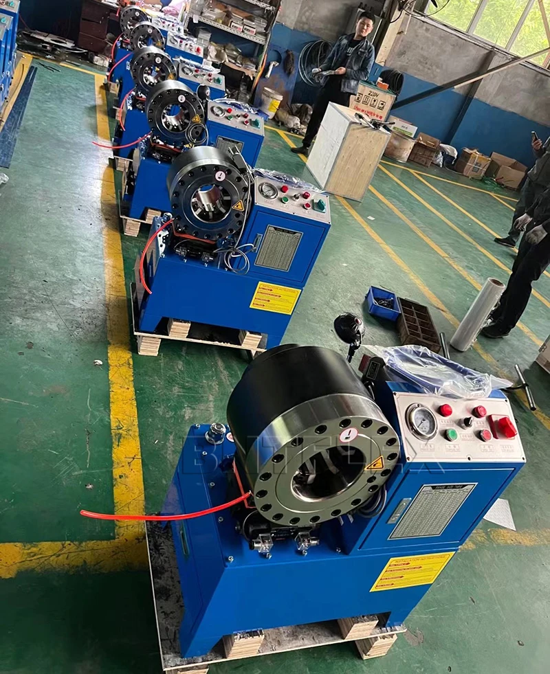 คุณภาพสูงและยอดนิยมขนาดเล็กคู่มือเครื่อง Crimping Hydraulic Hose