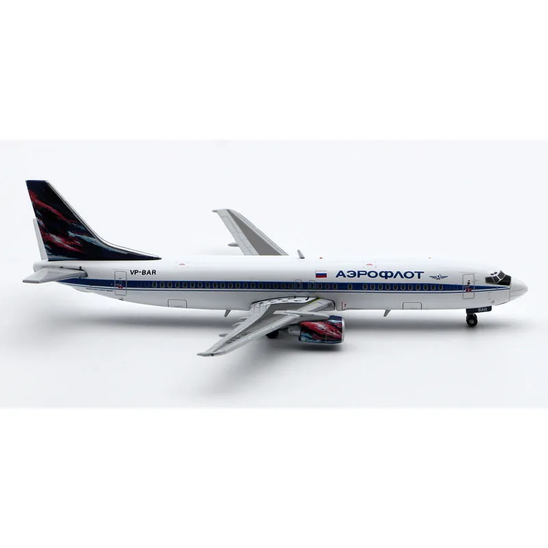 XX4976 Alloy Collectible Plane Gift JC Wings 1:400 Aeroflot Airlines Boeing B737-400 Diecast Aircraft Model VP-BAR With Stand