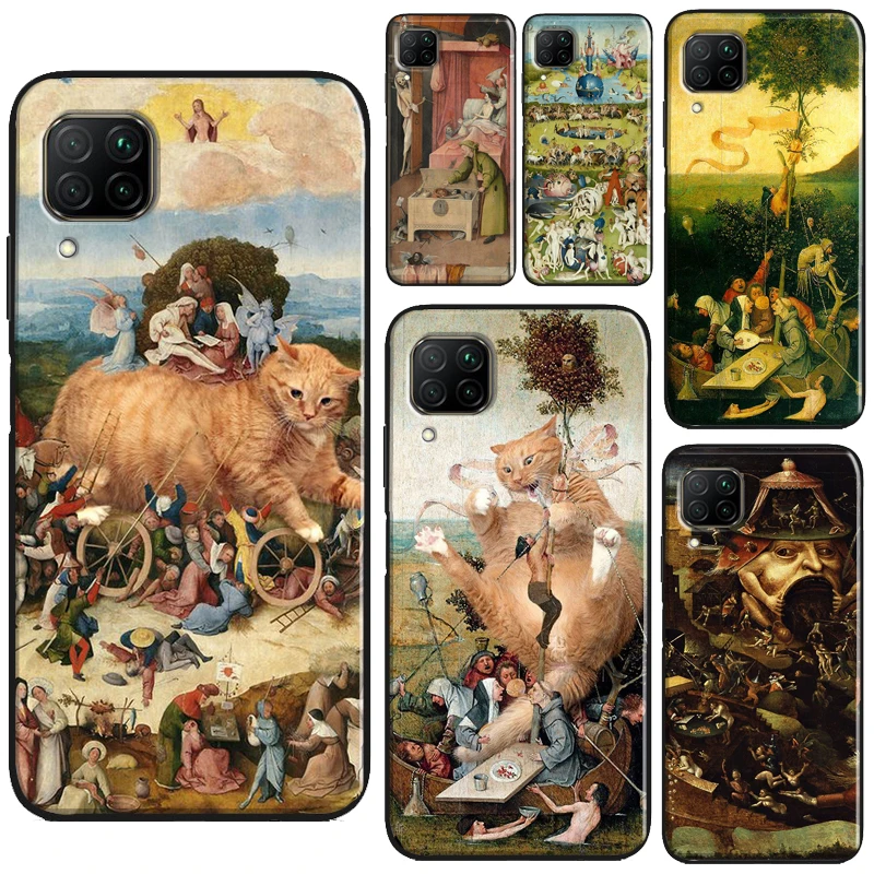 Hieronymus Bosch Art Painting For Huawei Honor X8a X7a X9a X8 50 70 90 Lite Magic5 Pro P20 P30 P40 P50 P60 Nova 9 5T Case