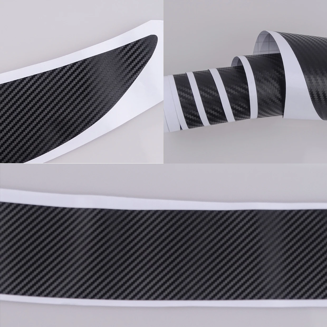 4PCS Carbon Fiber Protector Car Door Sill Plate Cover Sticker Auto Door Threshold Scuff Plate Guards Accessories For Peugeot 307