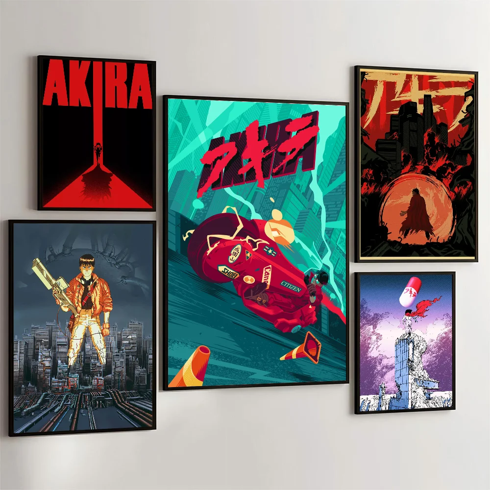 Akira Classic Anime Poster Waterproof Paper Sticker Coffee House Bar Room Wall Decor