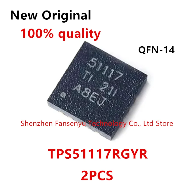 

(2piece)100% New TPS51117RGYR TPS51117 51117 QFN-14