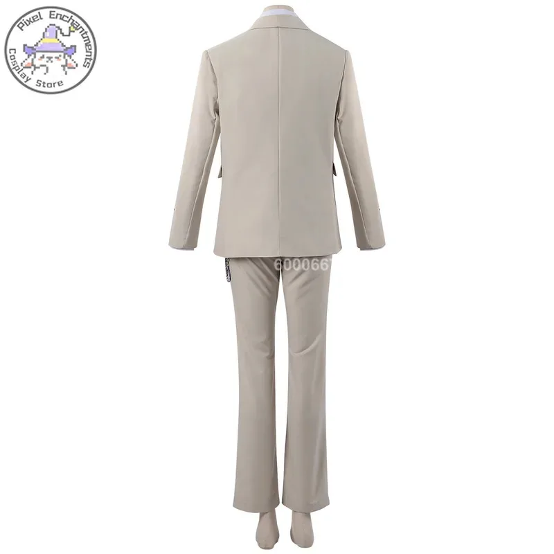 CyGame Love and Deepspace Xavier أزياء الرسوم المتحركة الرمادية زي أداء المسرح للرجال لعب الأدوار في حفلة الهالوين