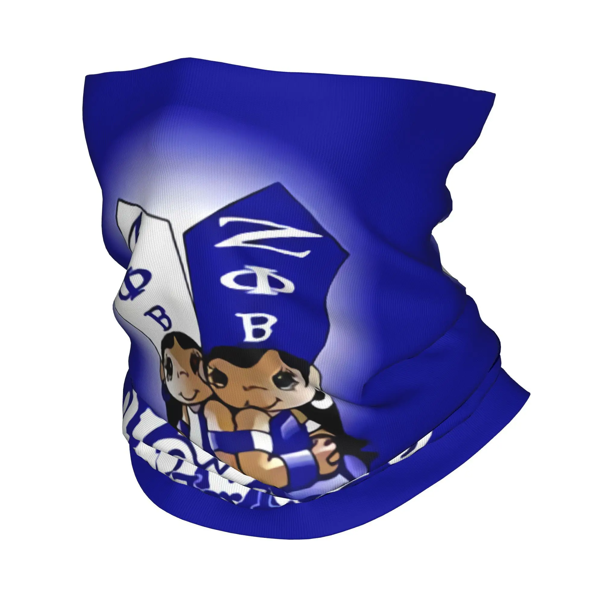 Custom Zeta Phi Beta Sisterly Love Bandana Neck Gaiter for Hiking Running Women Men Wrap Scarf Greek Letter 1920 Headband Warmer