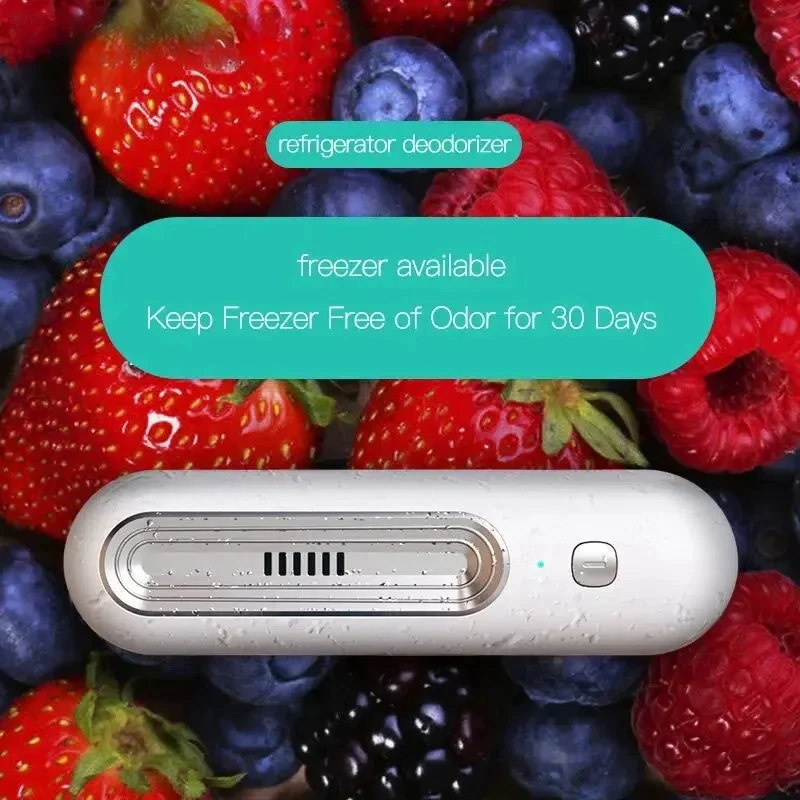 

Refrigerator Deodorizer Air Purifier Refrigerator Deodorizer Food Shelf Life Extender Remove Odor Smoke Pet Toilet Car