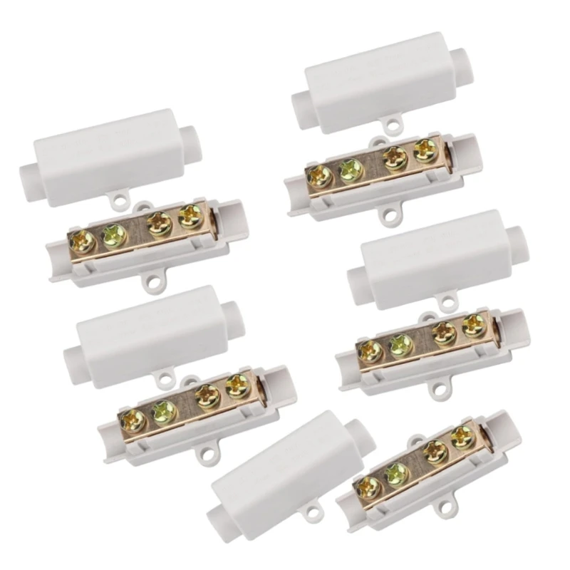 10pcs Splices Splues Conector 1000V 100A Inline Terminales cable Bloque Instalación simple para lámparas y interruptores