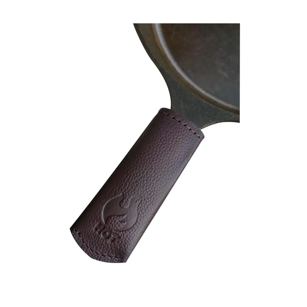 

Кожаный чехол для ручки чугунной сковороды (стандартный размер 4.5), толстый термостойкий кожаный держатель для ручек чугунных сковородок
