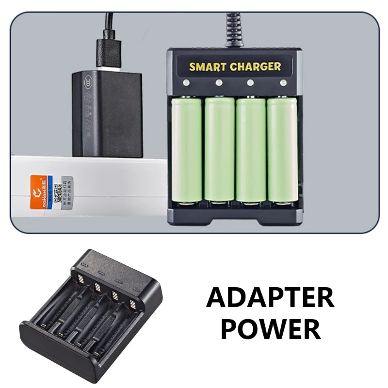 

Universal Charger for 1.2V Double/Triple A Rechargeable Batteries with LED Status Display, USB Input Energy Saving D2RC