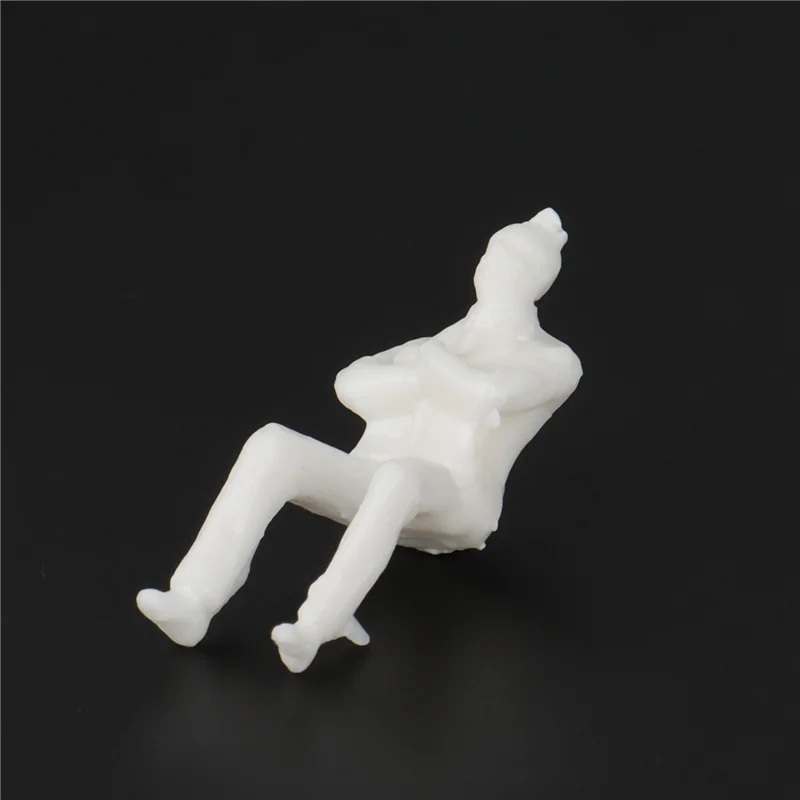 Ecologicamente correto-1:50 figuras brancas modelo arquitetônico escala humana modelo HO povos de plástico, 50 peças