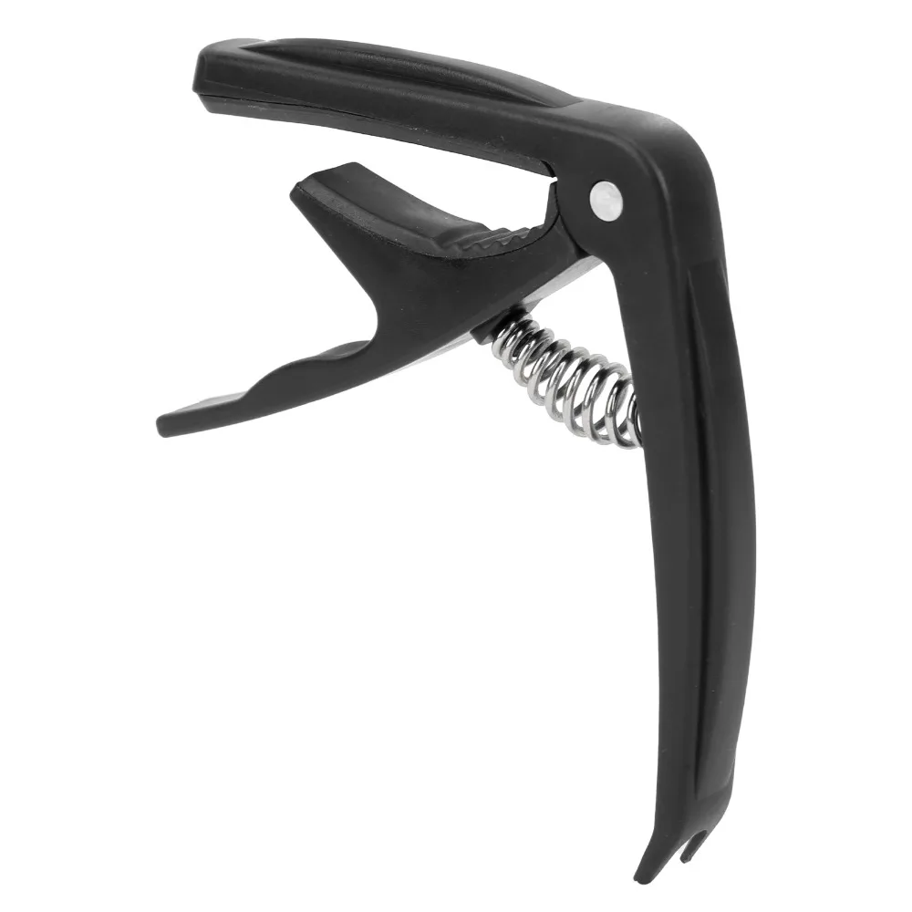 

ABS Shell​ Guitar Capo Black​&Pink ​6-String ​Stringed Instrument Capo ​With Spring ​Tuning Accessories​