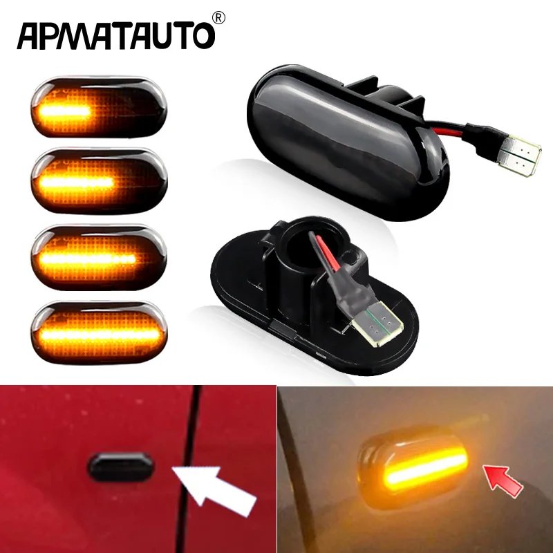 Per Renault Megane 1 Clio1 2 KANGOO ESPACE MASTER II OEM: 7701047517 / 6030196 Indicatore laterale indicatore di direzione dinamico E LED CANbus