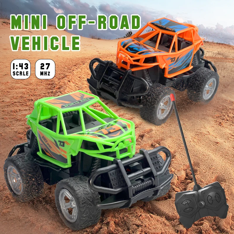 

Remote controlled off-road vehicle alloy speed four-wheel drive climbing 1:43 four-wheel drive inertia children's toy car