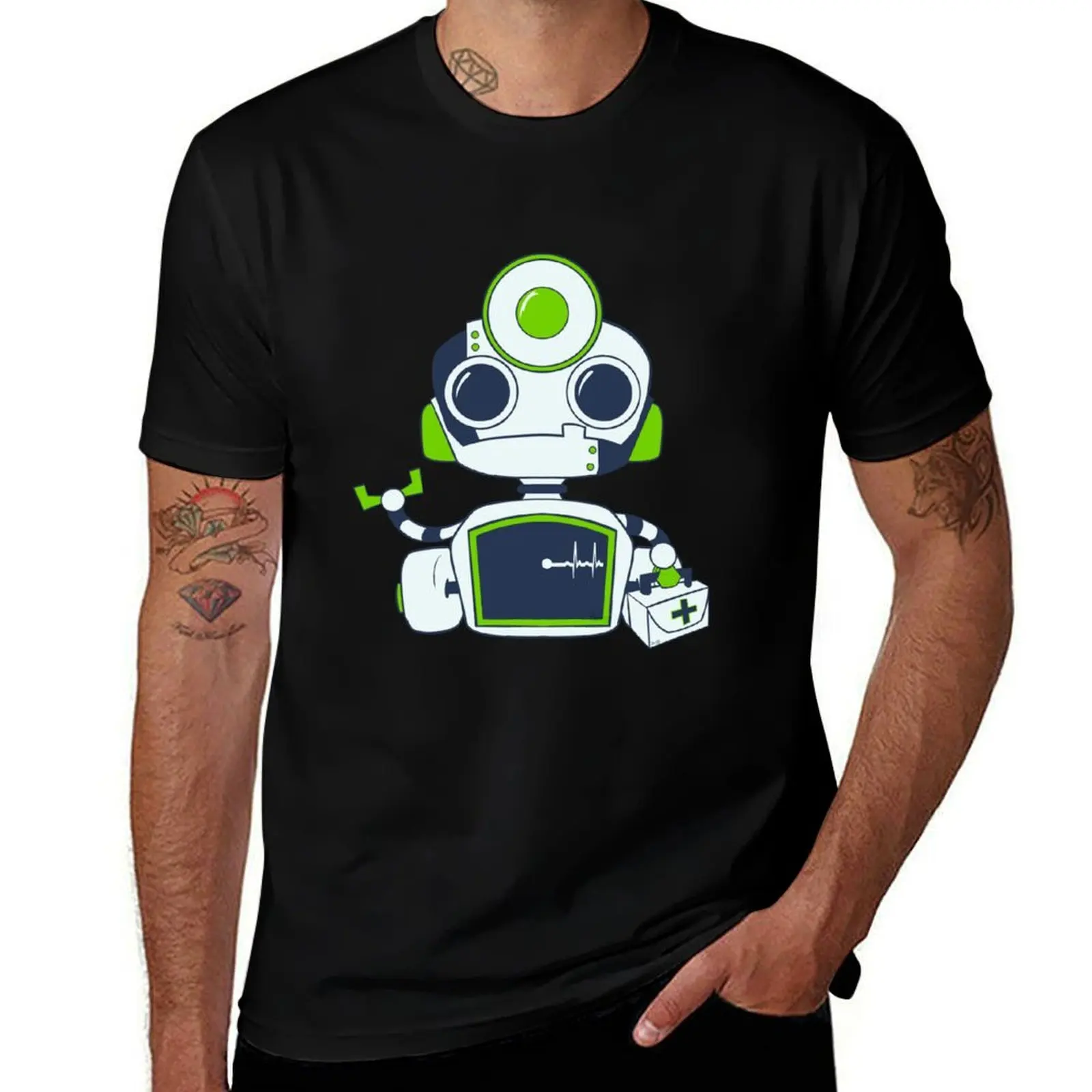 

Medbot the medical robot T-Shirt Plus Size Short Sleeve T-Shirt