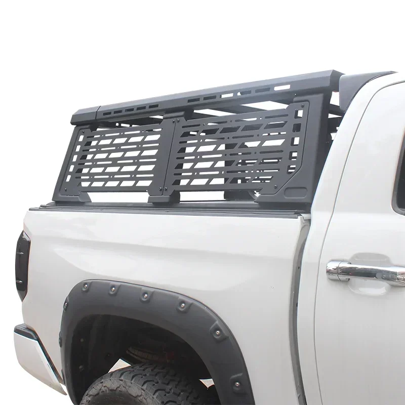 Tundra truck adjust bed rack multifunctional made of steel truck bed rack