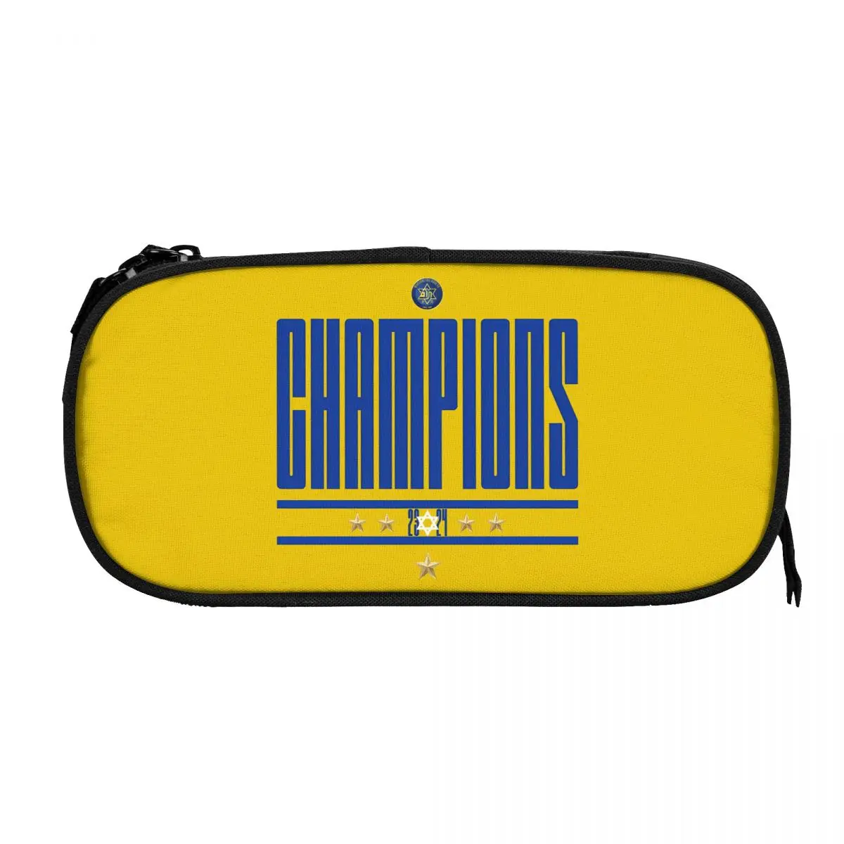 Maccabi Tel Aviv Big Capacity Pencil Pen Case Office College School Large Storage Bag Pouch Holder Box Organizer