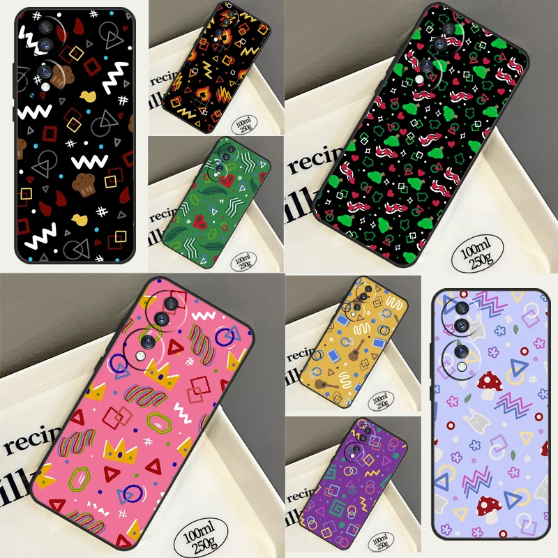 Dsmp Inspired Bowling Alley Carpet Case For Huawei P40 Lite P20 P30 Pro P Smart Nova 5T Honor Magic 5 Lite 70 50 X8 X9a Coque