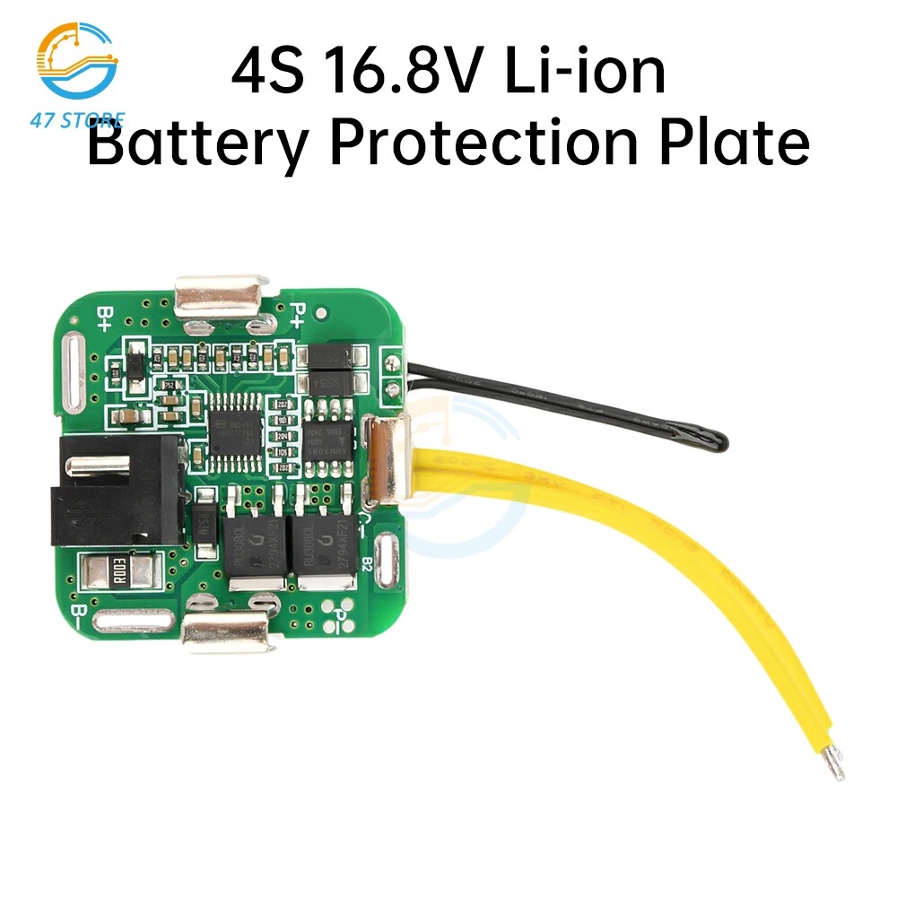 

4S 16.8V 8A Lith4S 16.8V 8A Lithium Charging Battery Protection Board Power Tool Protection Module Direct Insertion Type