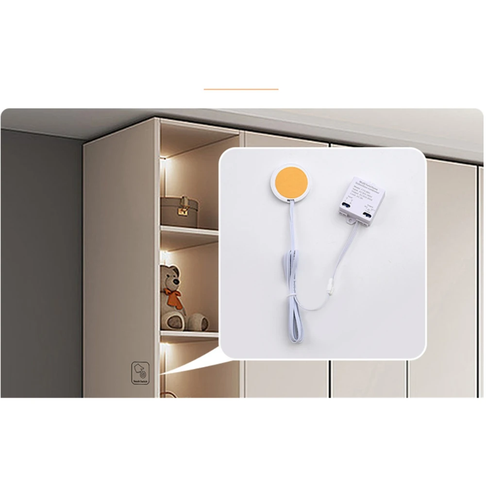 ABAN 85V-265V AC LED Touch Switch , for Hidden Cabinet Installation, Can Penetrate 40MM Thickness Wood Touch Sensor