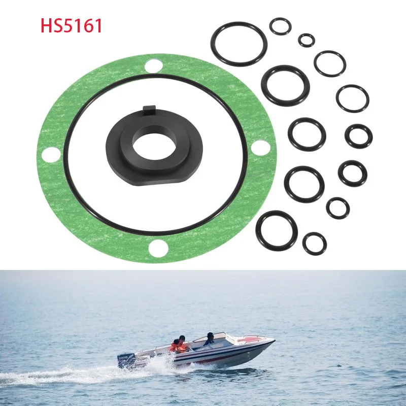 

Boat Parts Hydraulic Helm Seal Kit HS5161 Fit for Capilano for 1250V 1275V Teleflex Marine (16 Pcs/Set)