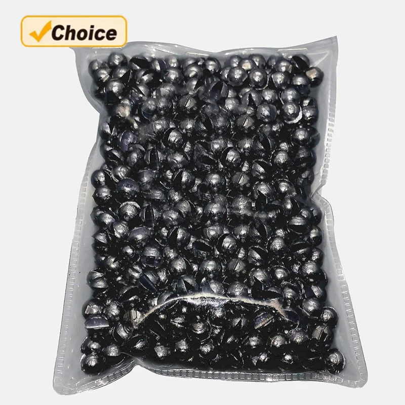 100 Uds. Pesos de pesca de plomo de huevo, plomo de tiro, lubina, aparejos extraíbles, juego de plomos de pesca de fundición de agua salada, juego redondo de agua dulce