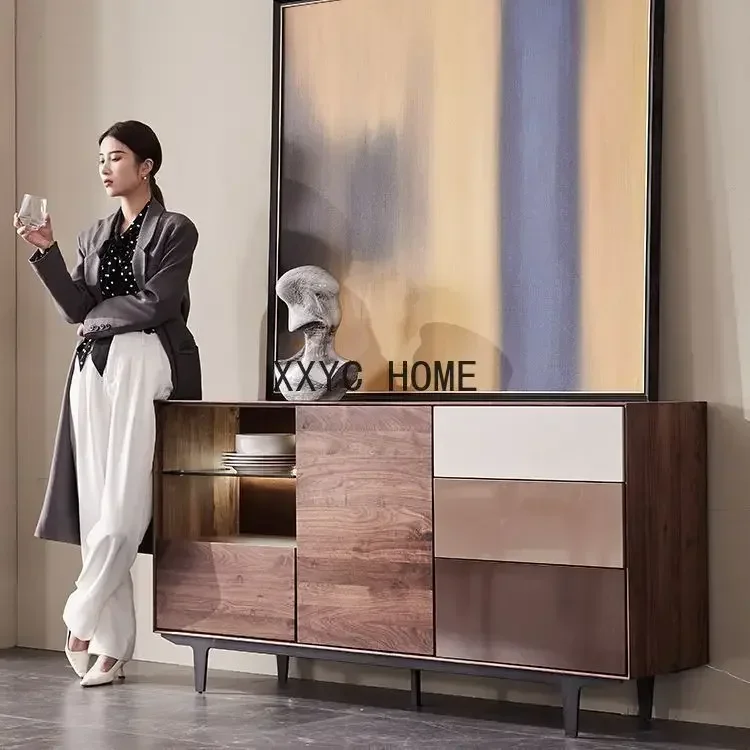 

Small Apartment Home Storage Cabinet Side Cabinet Simple Modern Multi-Functional Tea Cabinet